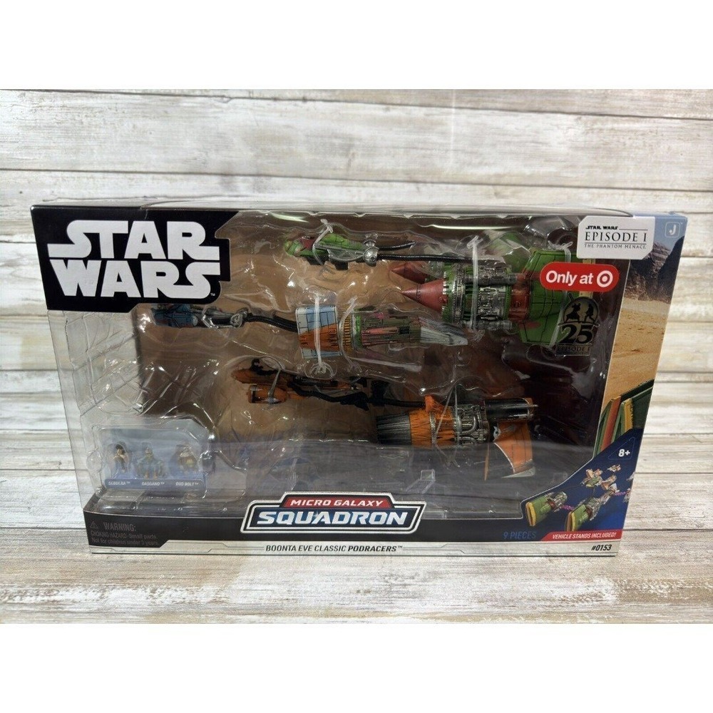 Star Wars Micro Galaxy Squadron Boonta Eve Classic‎ Podracer Target New Mint
